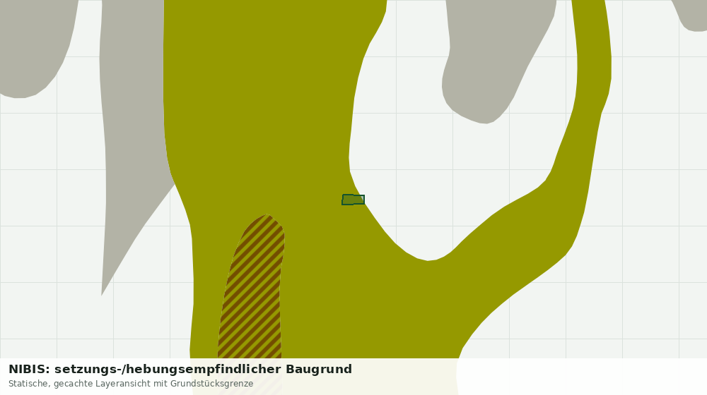 Statische Kartenansicht: NIBIS: setzungs-/hebungsempfindlicher Baugrund