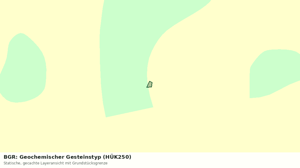 Statische Kartenansicht: BGR: Geochemischer Gesteinstyp (HÜK250)
