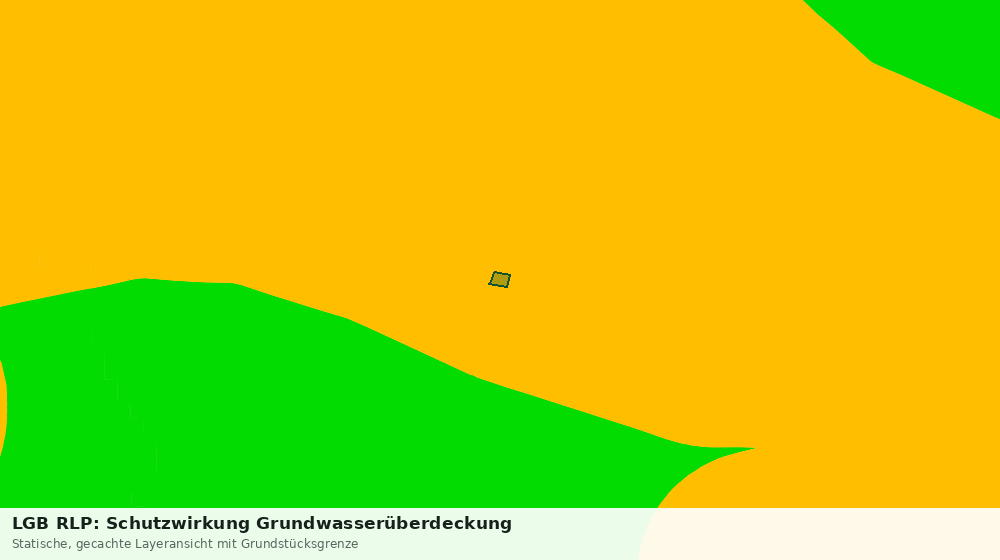 Statische Kartenansicht: LGB RLP: Schutzwirkung Grundwasserüberdeckung