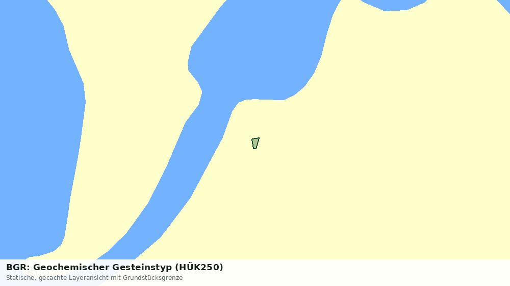 Statische Kartenansicht: BGR: Geochemischer Gesteinstyp (HÜK250)