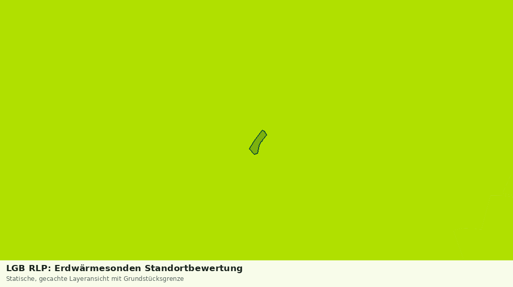 Statische Kartenansicht: LGB RLP: Erdwärmesonden Standortbewertung