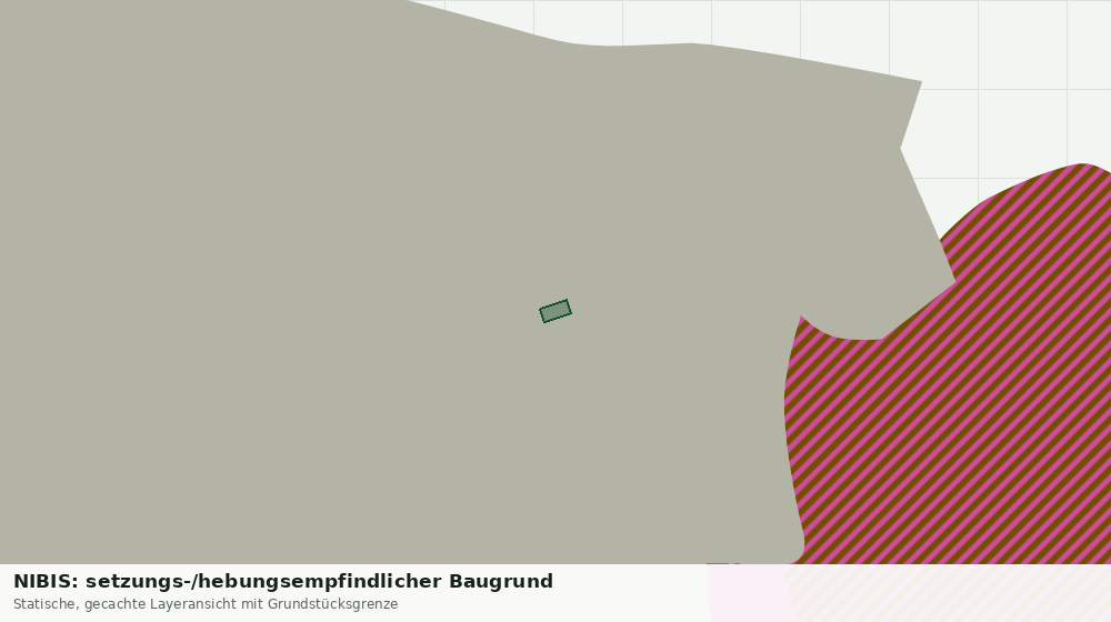 Statische Kartenansicht: NIBIS: setzungs-/hebungsempfindlicher Baugrund