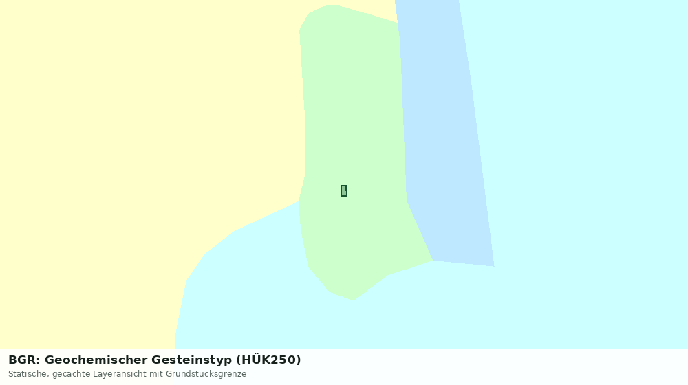 Statische Kartenansicht: BGR: Geochemischer Gesteinstyp (HÜK250)