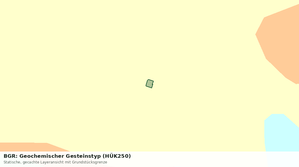 Statische Kartenansicht: BGR: Geochemischer Gesteinstyp (HÜK250)