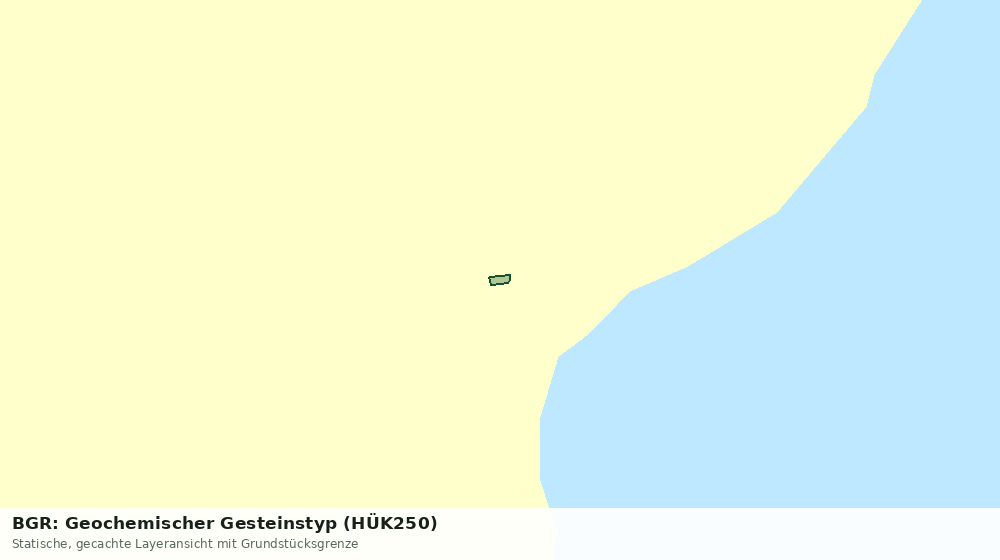 Statische Kartenansicht: BGR: Geochemischer Gesteinstyp (HÜK250)