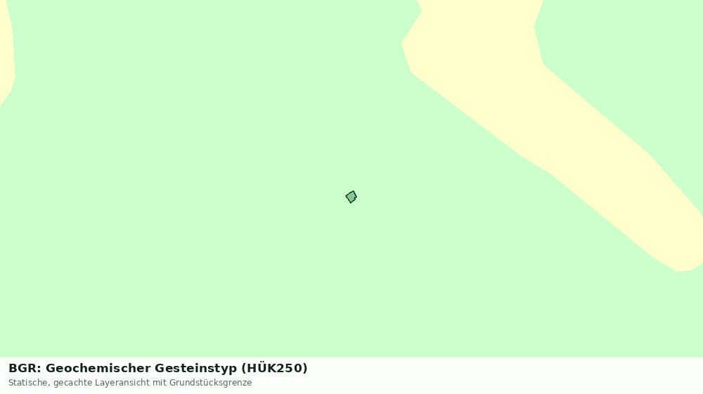Statische Kartenansicht: BGR: Geochemischer Gesteinstyp (HÜK250)