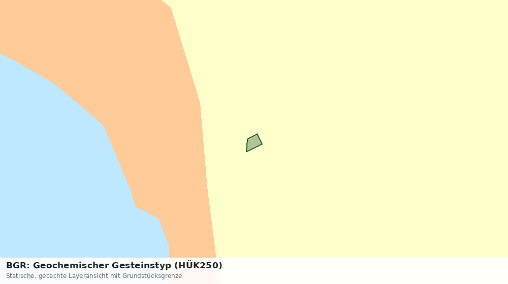 Statische Kartenansicht: BGR: Geochemischer Gesteinstyp (HÜK250)