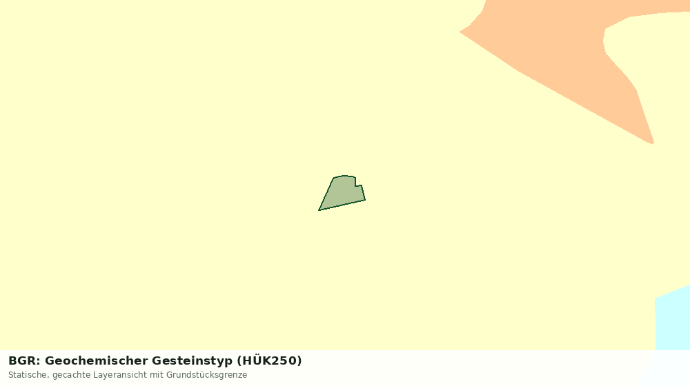Statische Kartenansicht: BGR: Geochemischer Gesteinstyp (HÜK250)