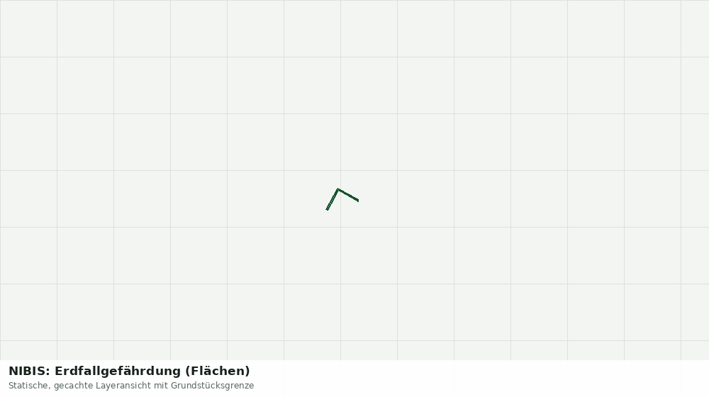 Statische Kartenansicht: NIBIS: Erdfallgefährdung (Flächen)