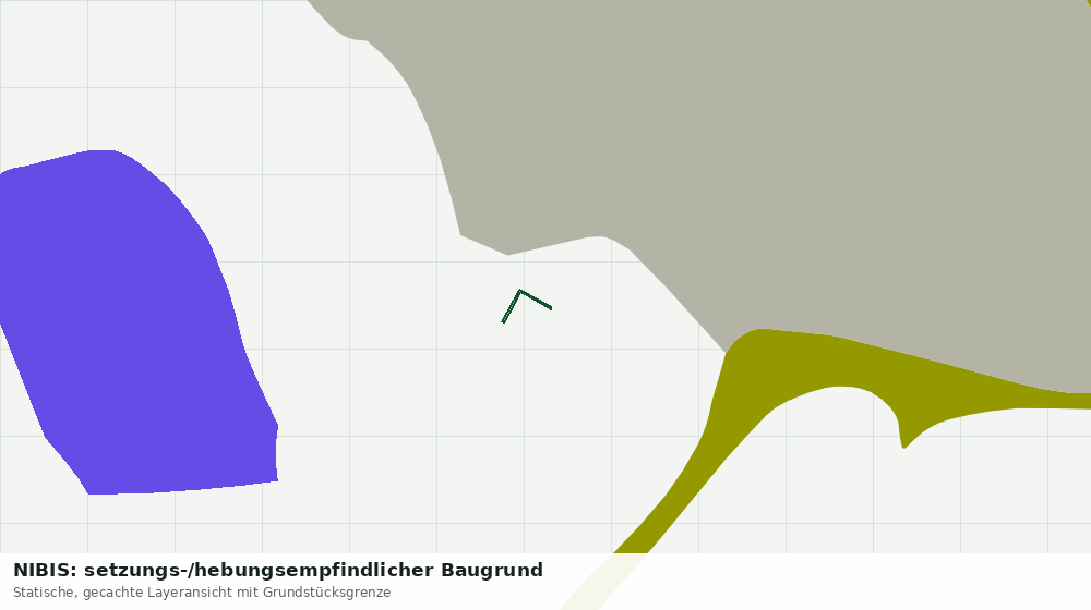 Statische Kartenansicht: NIBIS: setzungs-/hebungsempfindlicher Baugrund