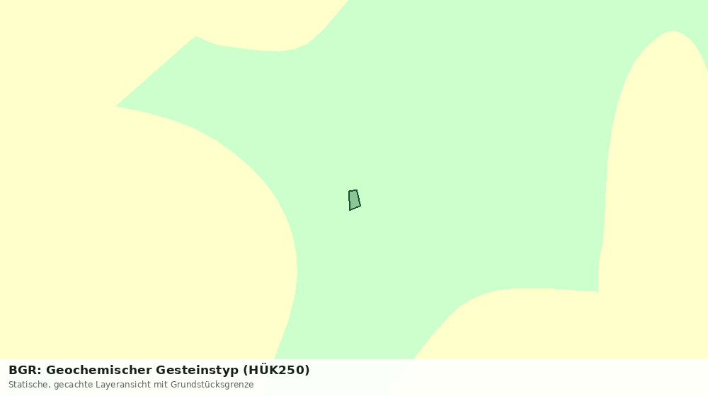 Statische Kartenansicht: BGR: Geochemischer Gesteinstyp (HÜK250)