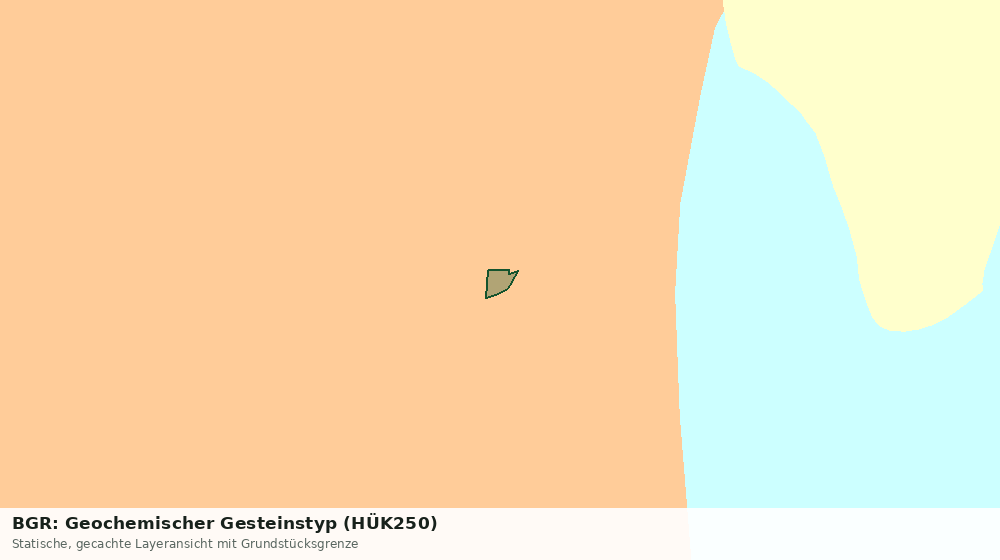 Statische Kartenansicht: BGR: Geochemischer Gesteinstyp (HÜK250)