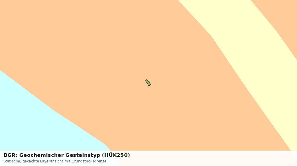 Statische Kartenansicht: BGR: Geochemischer Gesteinstyp (HÜK250)