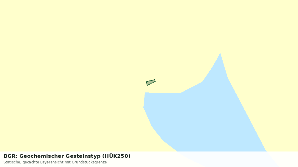 Statische Kartenansicht: BGR: Geochemischer Gesteinstyp (HÜK250)