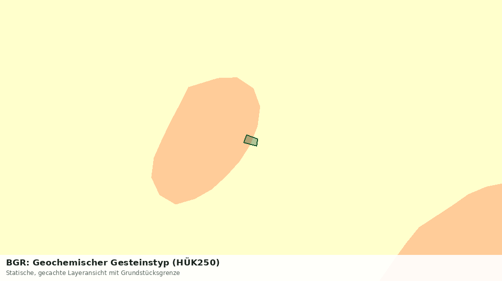 Statische Kartenansicht: BGR: Geochemischer Gesteinstyp (HÜK250)