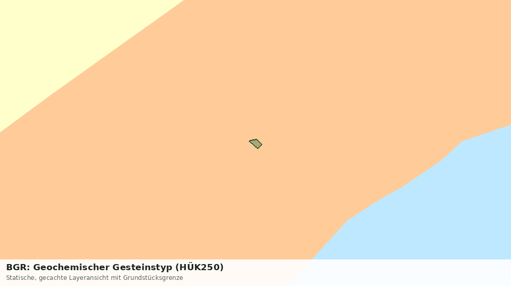 Statische Kartenansicht: BGR: Geochemischer Gesteinstyp (HÜK250)