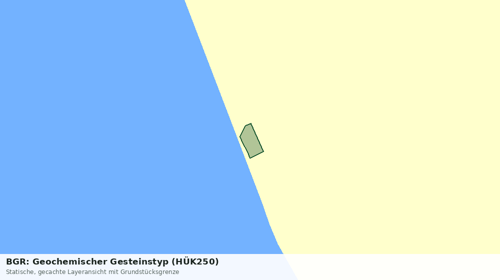 Statische Kartenansicht: BGR: Geochemischer Gesteinstyp (HÜK250)