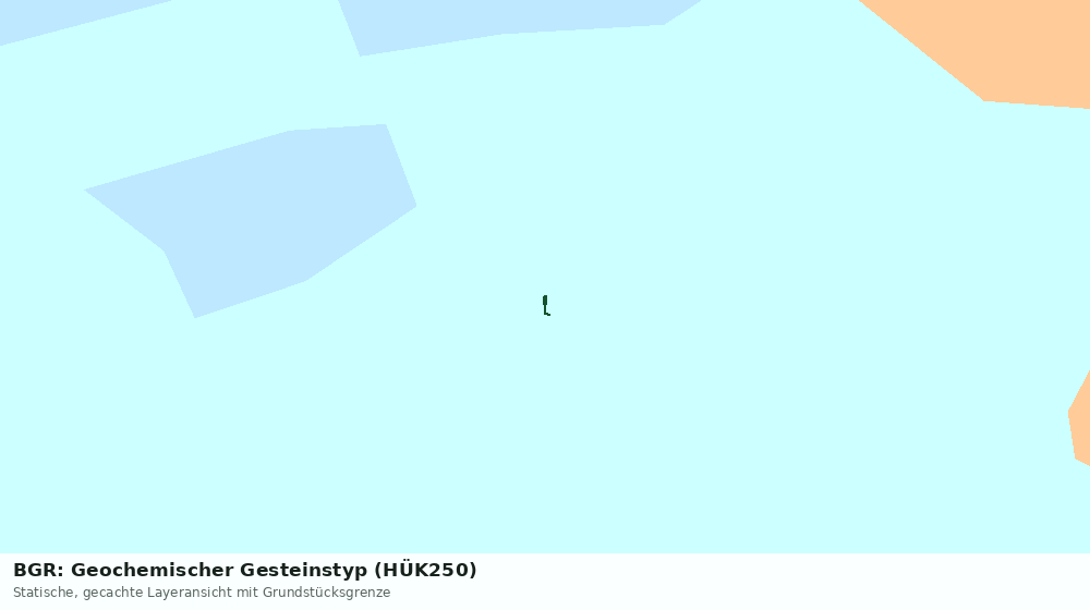 Statische Kartenansicht: BGR: Geochemischer Gesteinstyp (HÜK250)