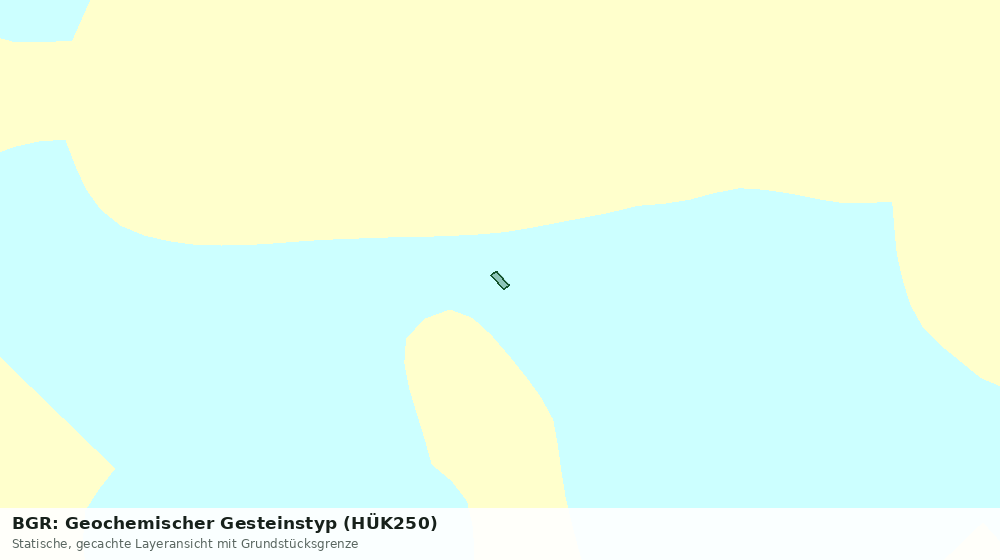 Statische Kartenansicht: BGR: Geochemischer Gesteinstyp (HÜK250)