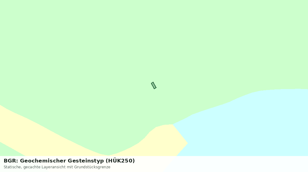 Statische Kartenansicht: BGR: Geochemischer Gesteinstyp (HÜK250)
