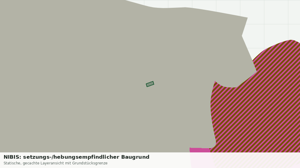 Statische Kartenansicht: NIBIS: setzungs-/hebungsempfindlicher Baugrund