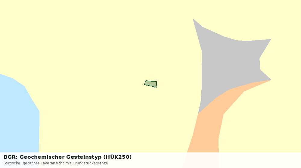 Statische Kartenansicht: BGR: Geochemischer Gesteinstyp (HÜK250)