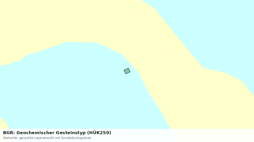 Statische Kartenansicht: BGR: Geochemischer Gesteinstyp (HÜK250)