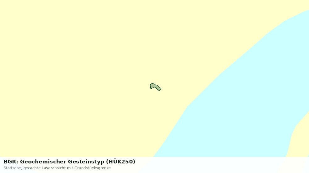 Statische Kartenansicht: BGR: Geochemischer Gesteinstyp (HÜK250)