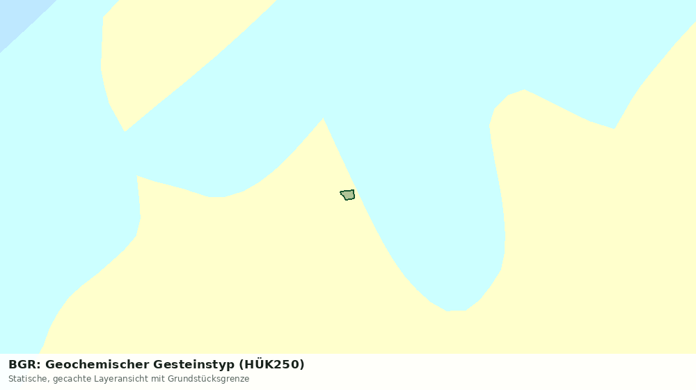 Statische Kartenansicht: BGR: Geochemischer Gesteinstyp (HÜK250)
