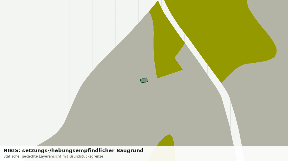 Statische Kartenansicht: NIBIS: setzungs-/hebungsempfindlicher Baugrund