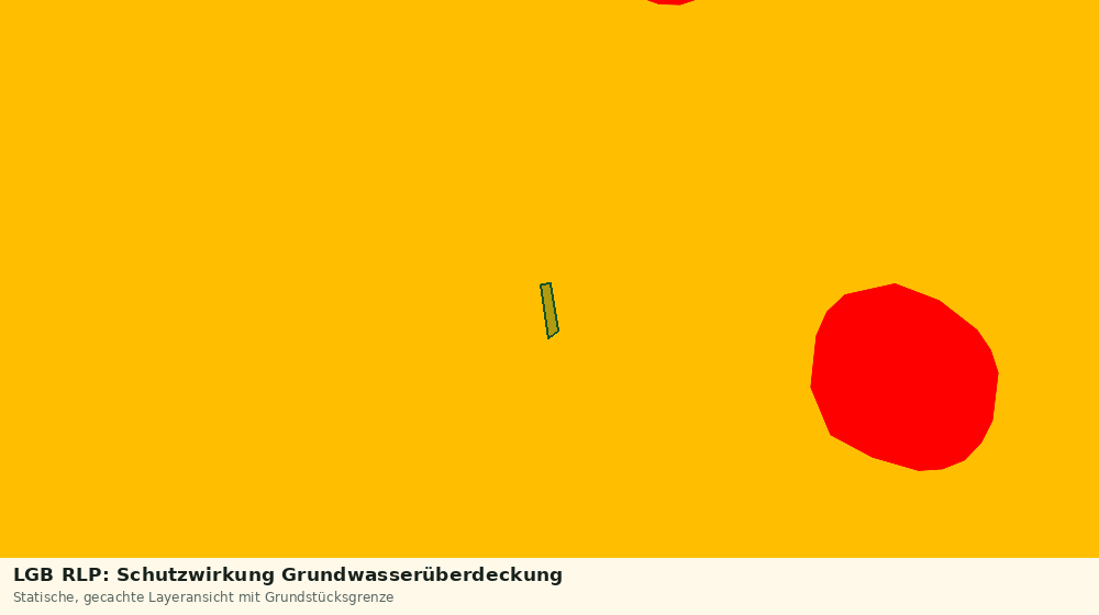 Statische Kartenansicht: LGB RLP: Schutzwirkung Grundwasserüberdeckung