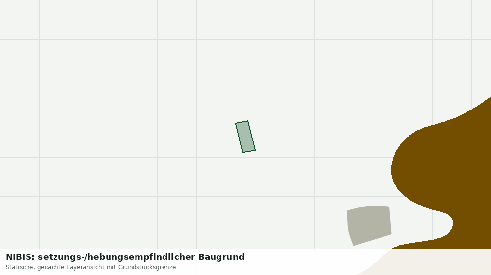 Statische Kartenansicht: NIBIS: setzungs-/hebungsempfindlicher Baugrund