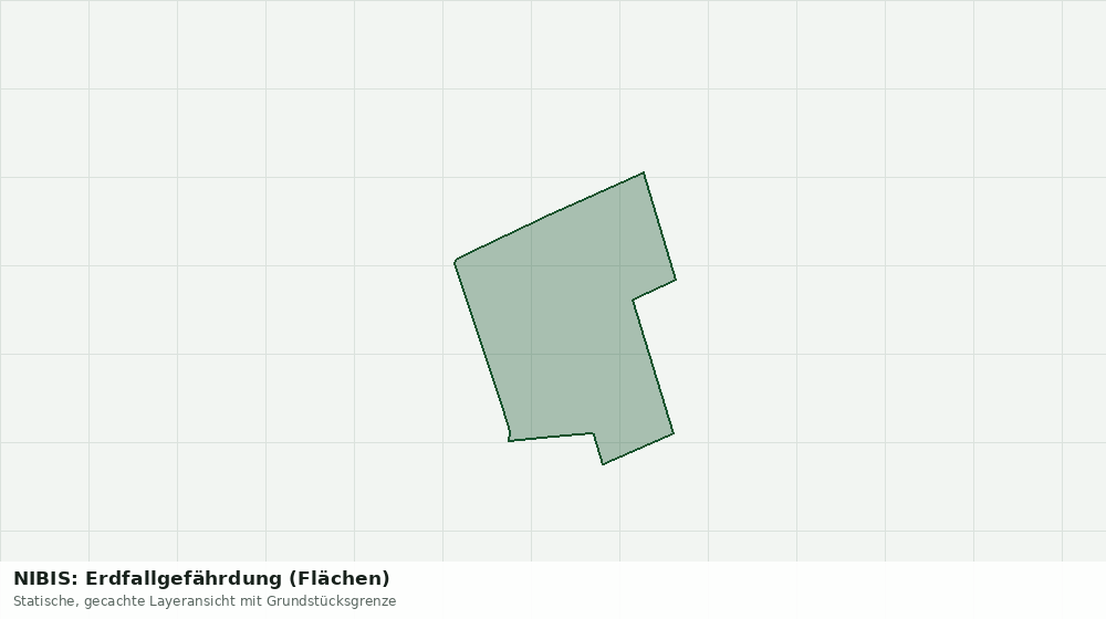 Statische Kartenansicht: NIBIS: Erdfallgefährdung (Flächen)
