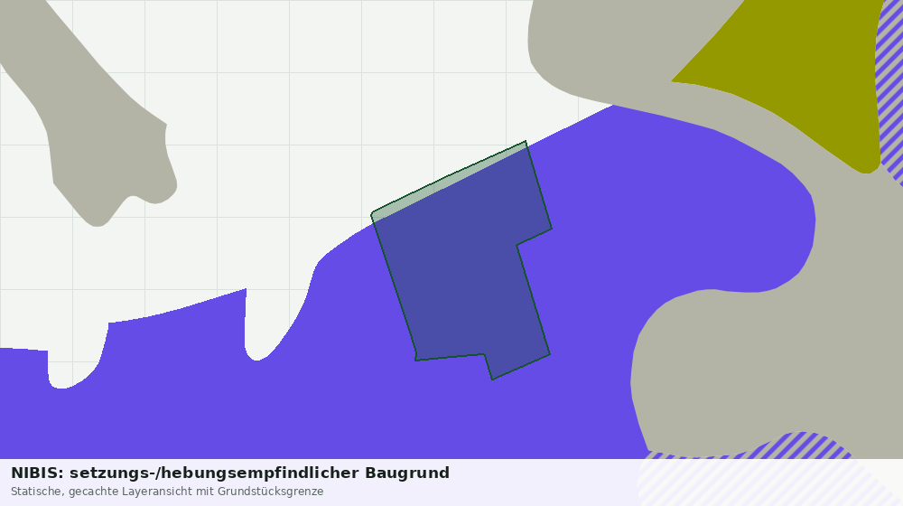 Statische Kartenansicht: NIBIS: setzungs-/hebungsempfindlicher Baugrund
