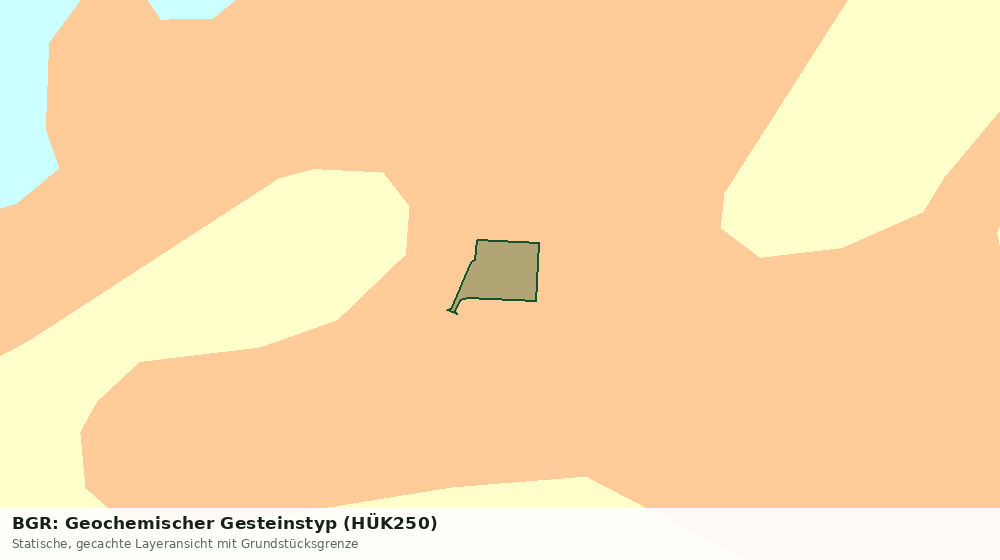 Statische Kartenansicht: BGR: Geochemischer Gesteinstyp (HÜK250)