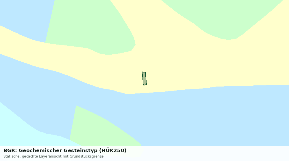 Statische Kartenansicht: BGR: Geochemischer Gesteinstyp (HÜK250)