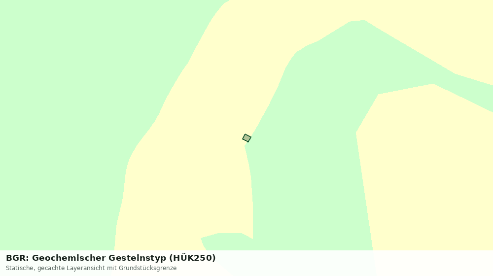 Statische Kartenansicht: BGR: Geochemischer Gesteinstyp (HÜK250)