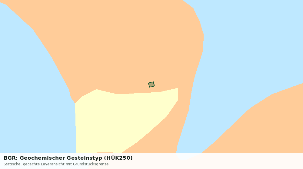 Statische Kartenansicht: BGR: Geochemischer Gesteinstyp (HÜK250)