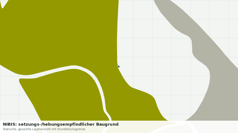 Statische Kartenansicht: NIBIS: setzungs-/hebungsempfindlicher Baugrund