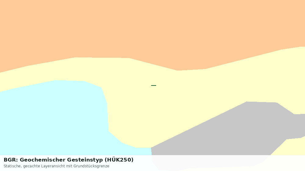 Statische Kartenansicht: BGR: Geochemischer Gesteinstyp (HÜK250)