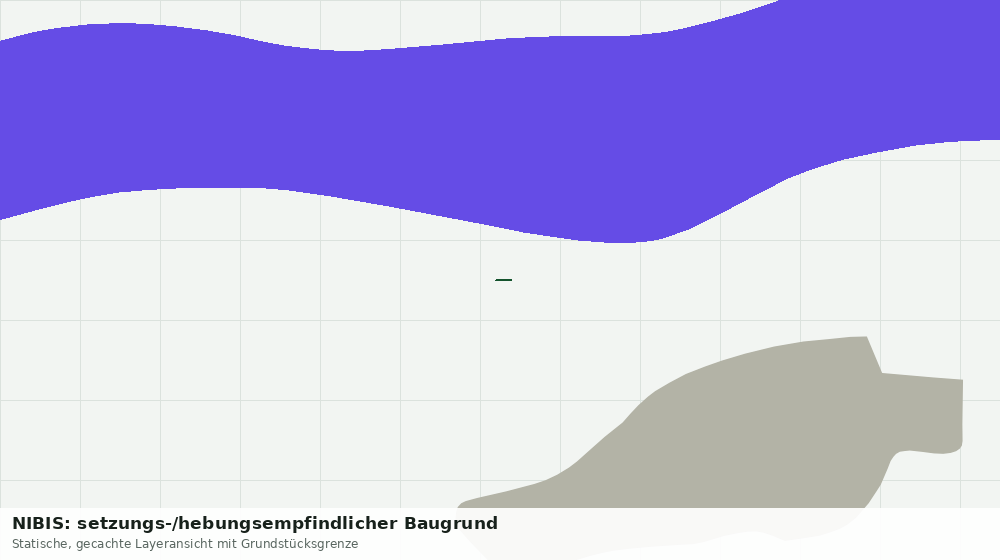Statische Kartenansicht: NIBIS: setzungs-/hebungsempfindlicher Baugrund