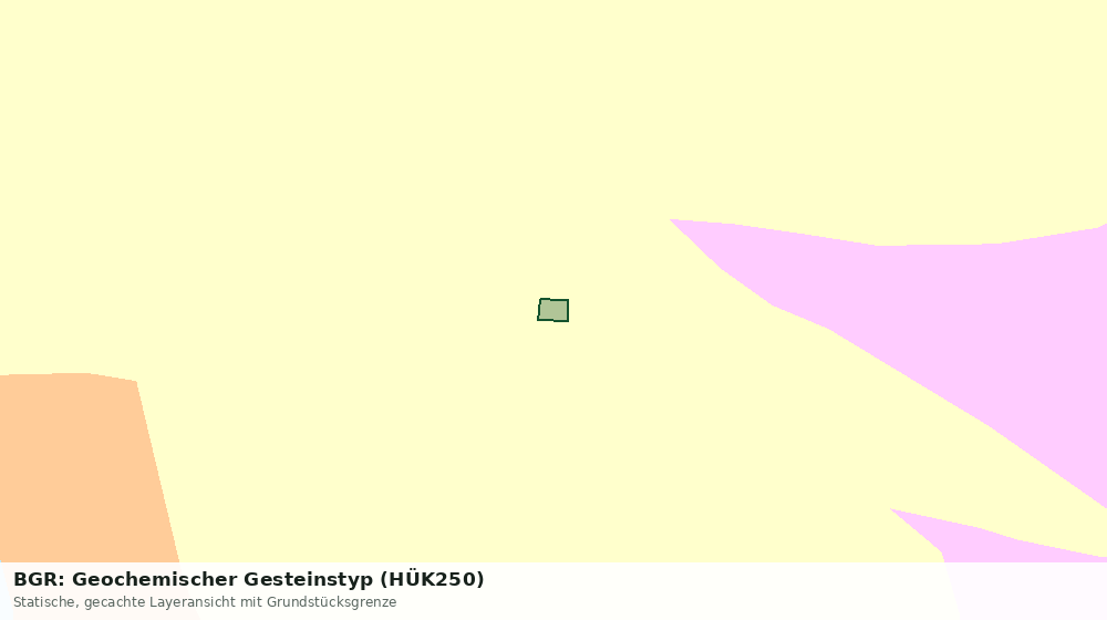 Statische Kartenansicht: BGR: Geochemischer Gesteinstyp (HÜK250)