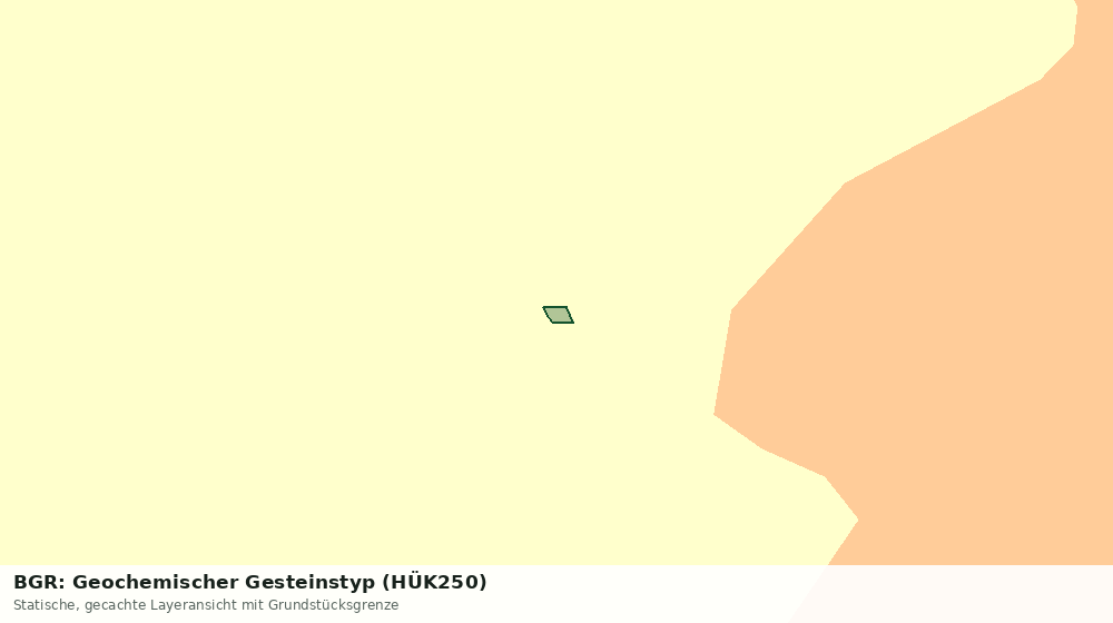 Statische Kartenansicht: BGR: Geochemischer Gesteinstyp (HÜK250)