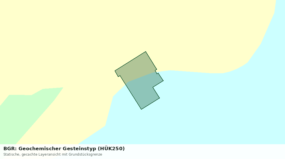 Statische Kartenansicht: BGR: Geochemischer Gesteinstyp (HÜK250)