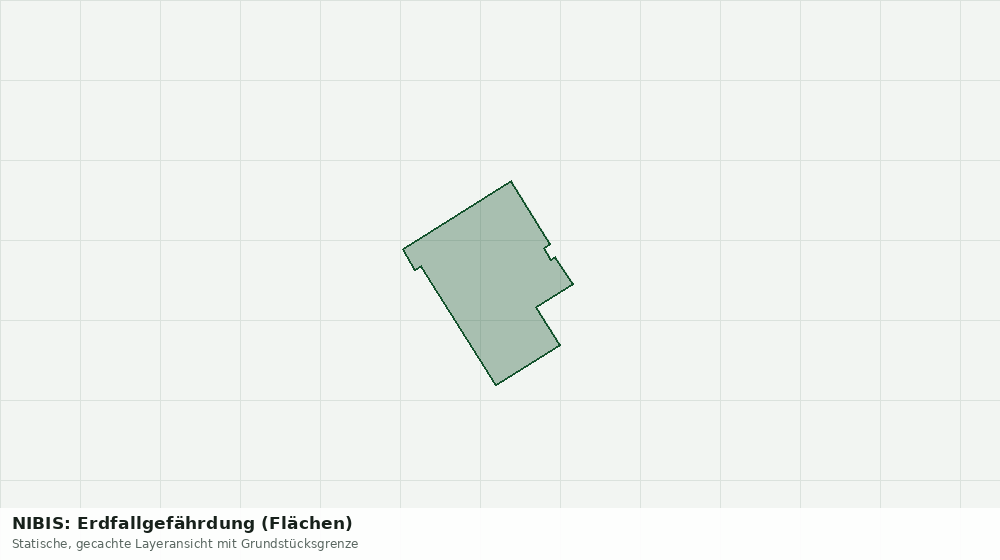 Statische Kartenansicht: NIBIS: Erdfallgefährdung (Flächen)