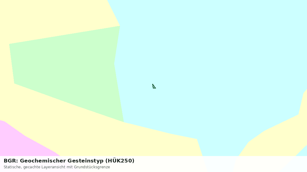 Statische Kartenansicht: BGR: Geochemischer Gesteinstyp (HÜK250)