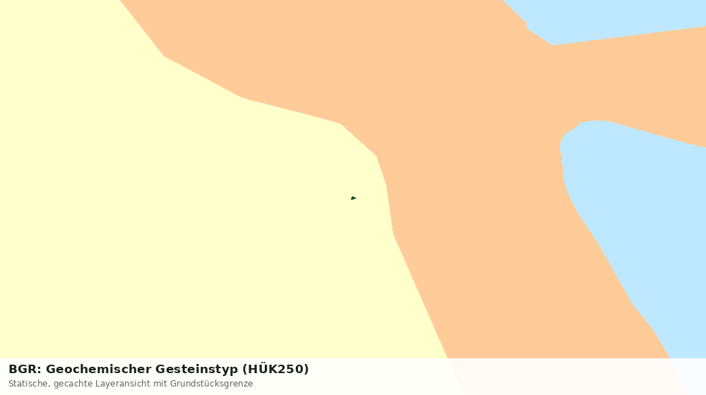 Statische Kartenansicht: BGR: Geochemischer Gesteinstyp (HÜK250)