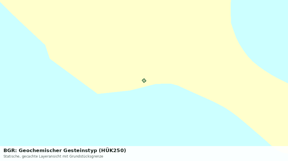 Statische Kartenansicht: BGR: Geochemischer Gesteinstyp (HÜK250)