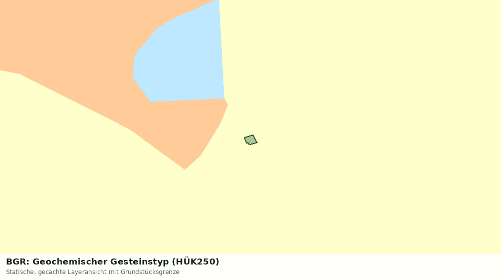 Statische Kartenansicht: BGR: Geochemischer Gesteinstyp (HÜK250)