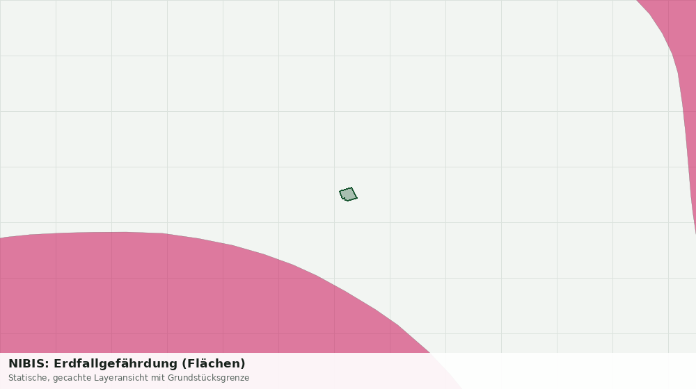 Statische Kartenansicht: NIBIS: Erdfallgefährdung (Flächen)